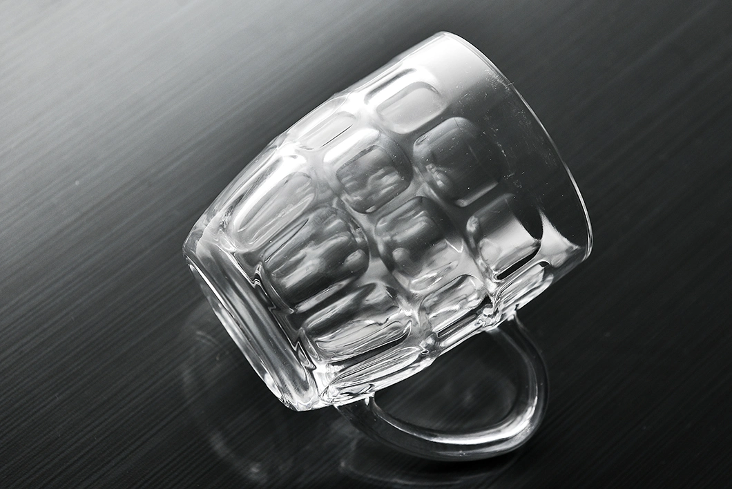 Glassware Glass Cup Beer Mug Coffee Mug 300ml Glassware Tea Mug with Handle Glass Cup (P9778)