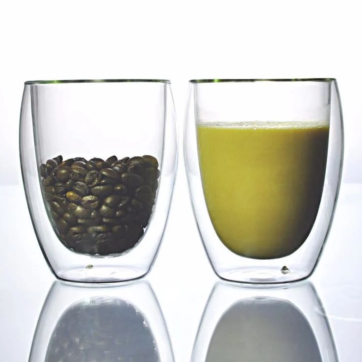 Simple Glassware High Borosilicate Double Glass Coffee Cup Glassware