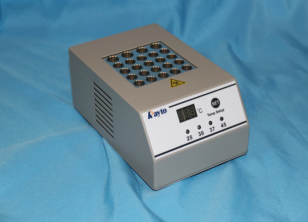 Rayto Portable Chemistry Analyzer 24 Tubes Lab Tube Dry Bath Incubator (RT-A19)