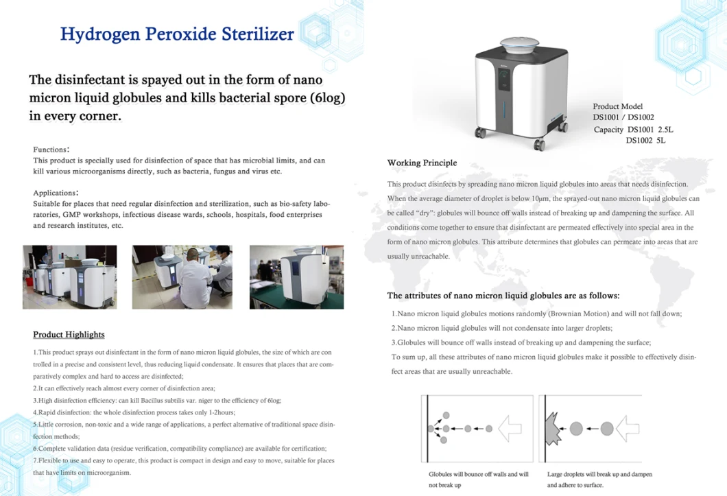 Slaughter House Washing Hydrogen Peroxide Generator Disinfector