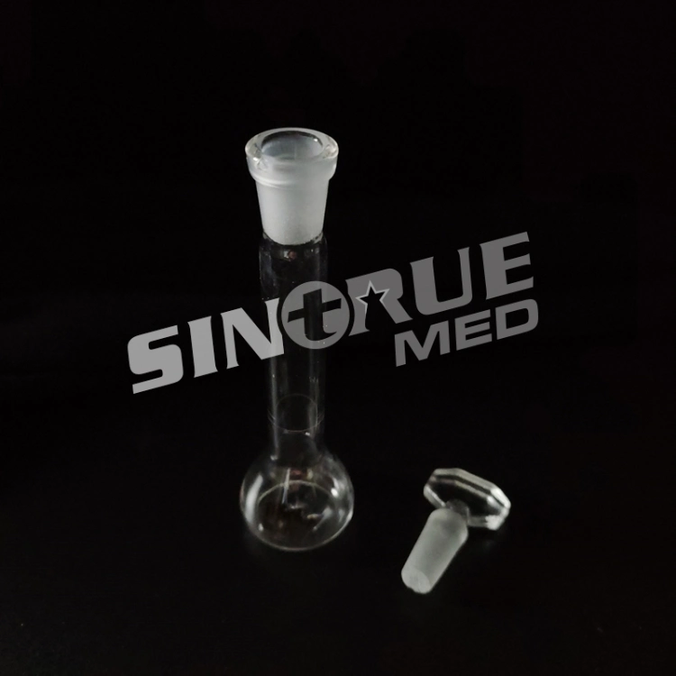 Lab Volumetric Flask with Ground-in Glass Stopper or Plastic Stopper