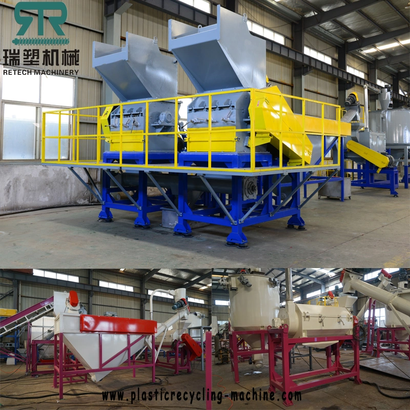 Waste Pet Bottle Recycling Machine Washing Line/Plant by Sorting Crushing Washing and Drying