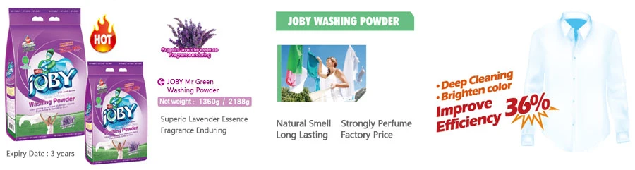 Free Package Design, Super Clean Laundry Detergent Washing Powder Made in China