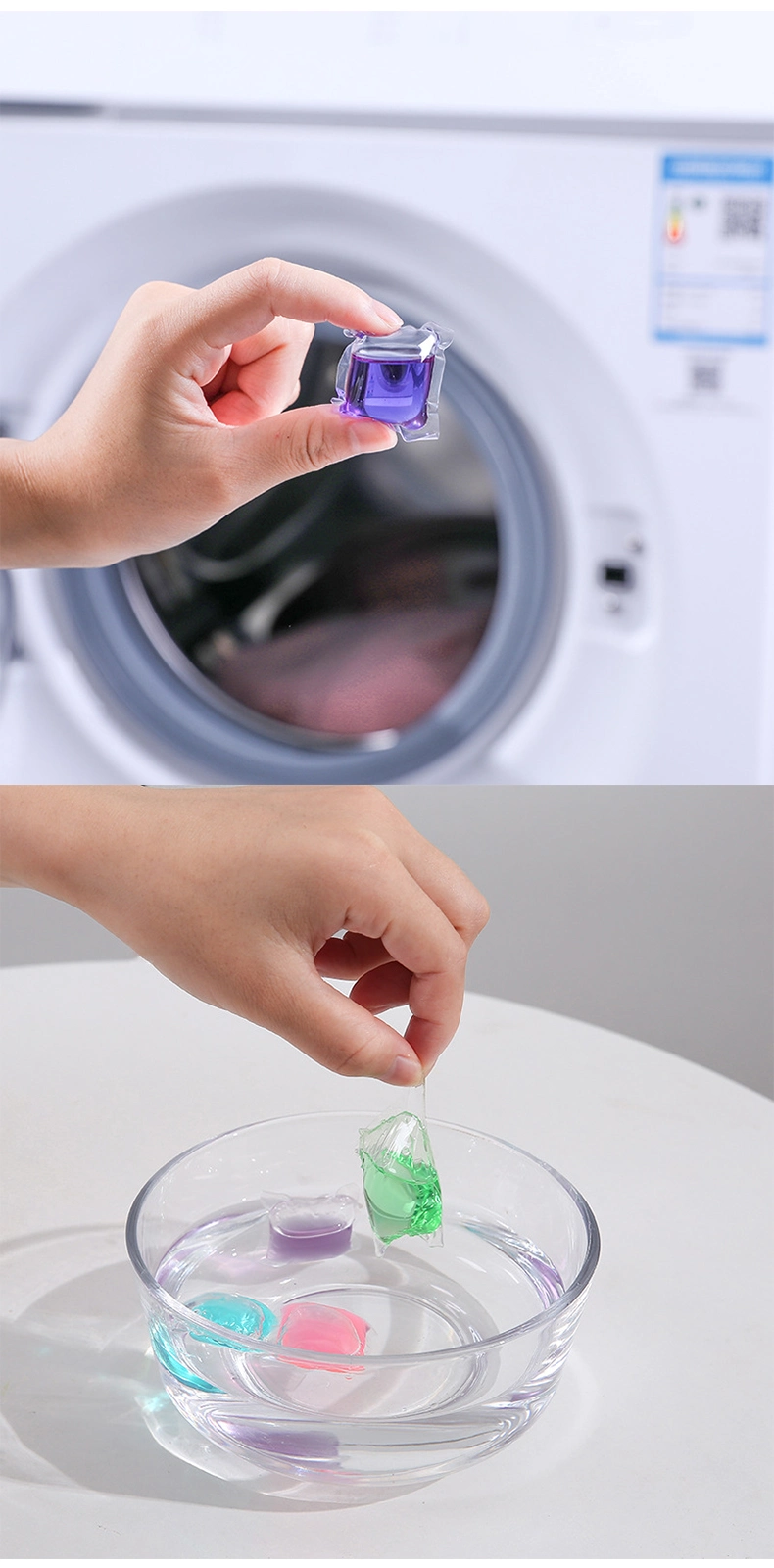 Detergent Powder Natural Fragrance Laundry Detergent Pods 8g Washing Powder