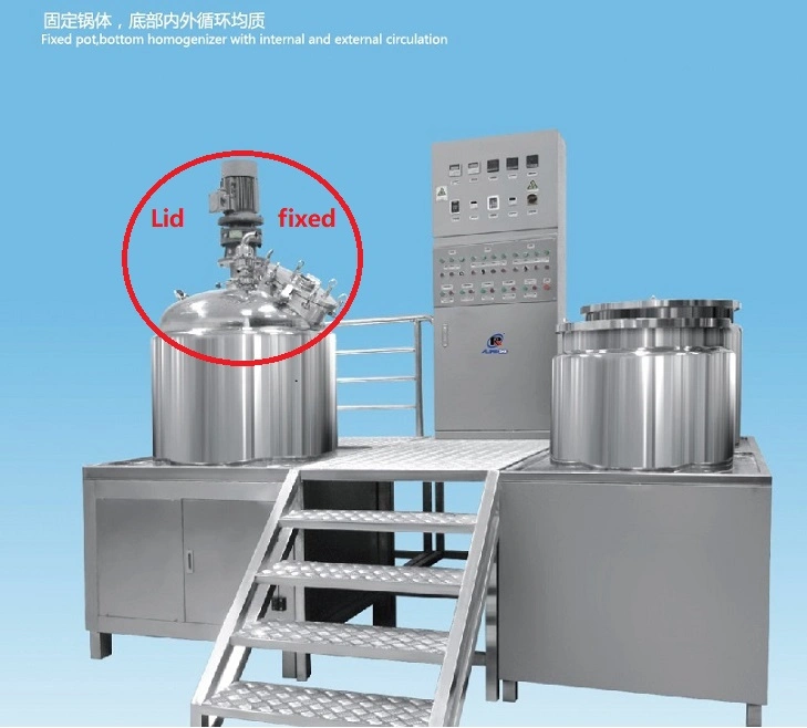 500L Vacuum Emulsifying Mixer Machine for Shampoo and Conditioner Production