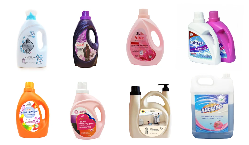 Rose Perfume Laundry Detergent Liquid 2L/3L/5L for Middle East Market