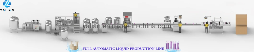Manufacturer Plant Hand Sanitizer Mixing Tank Laundry Detergent Homogenizer Mixer Shampoo Mixing Machine with Agitator