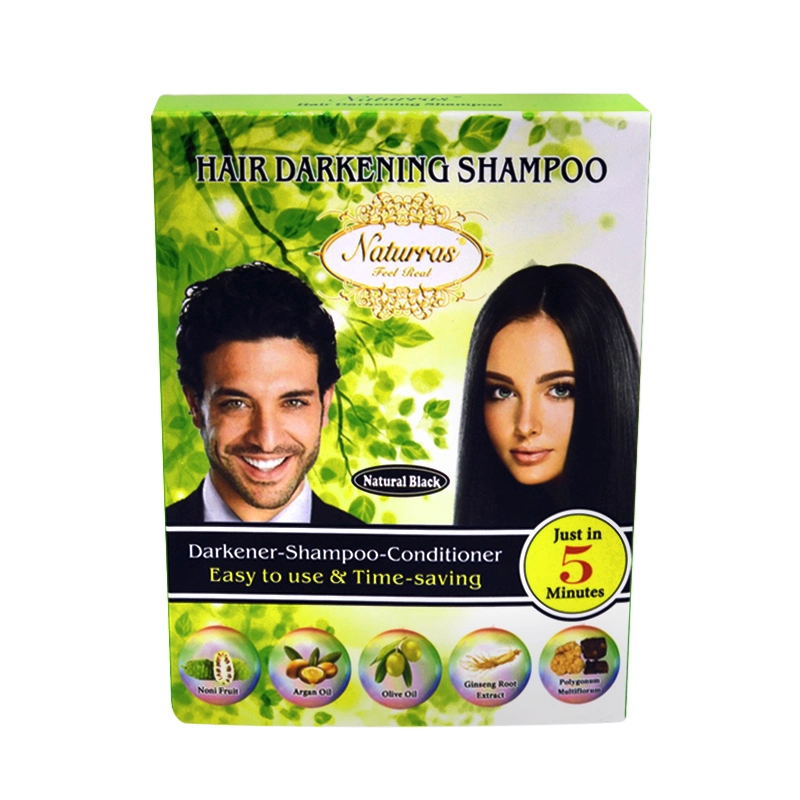 100% Brand New Organic Herbal Hair Dye VIP Hair Color Shampoo