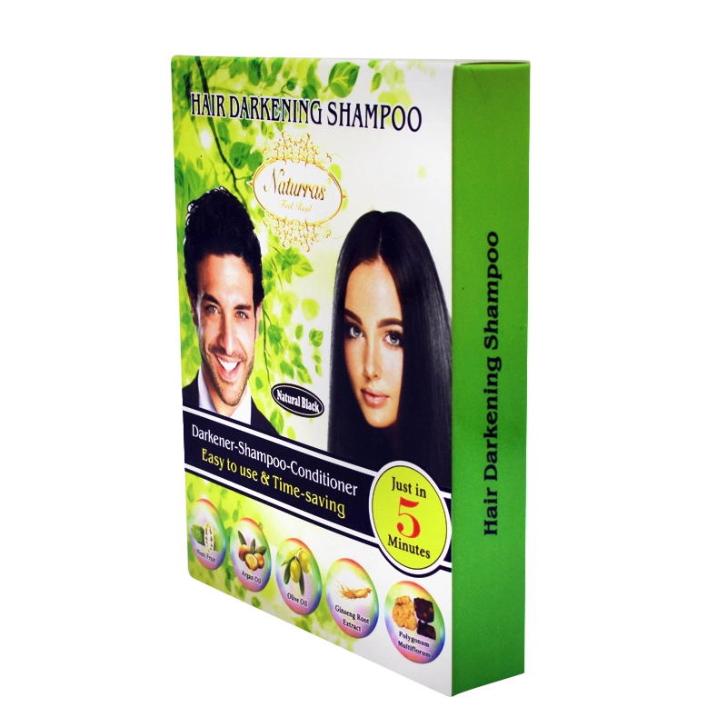 100% Brand New Organic Herbal Hair Dye VIP Hair Color Shampoo