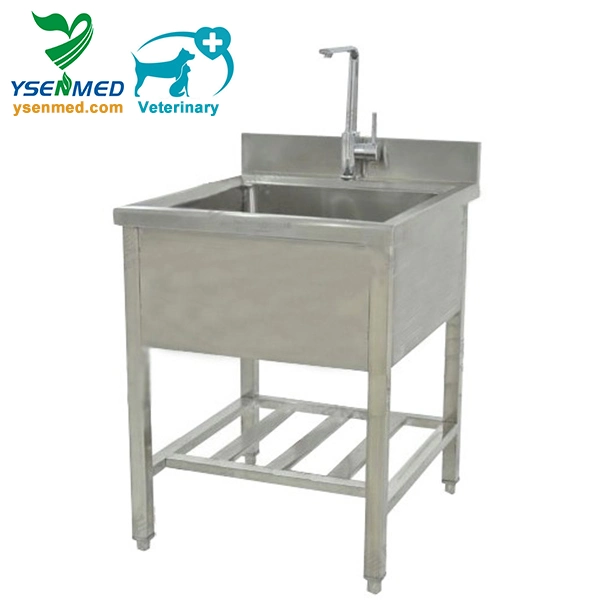 Pet Clinic Animal Cleaning Sink Pet Stainless Steel Cleaning Sink