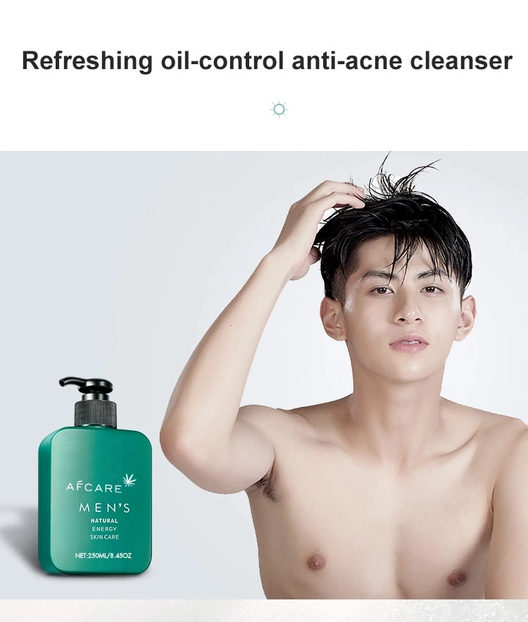 Men Use Cleanser Herbal Extract Fashion Design Face Wash Control and Balance Oil Cleanser