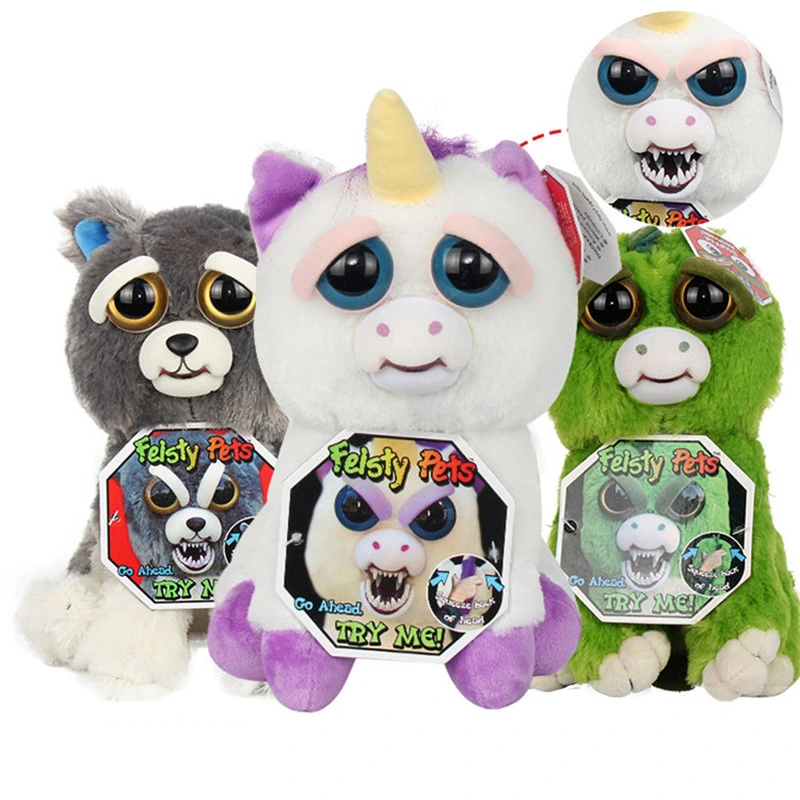 Novelty Unicorn Pets Adorable Plush Stuffed Animal Plush Toy Scary Cute Squeeze Pets
