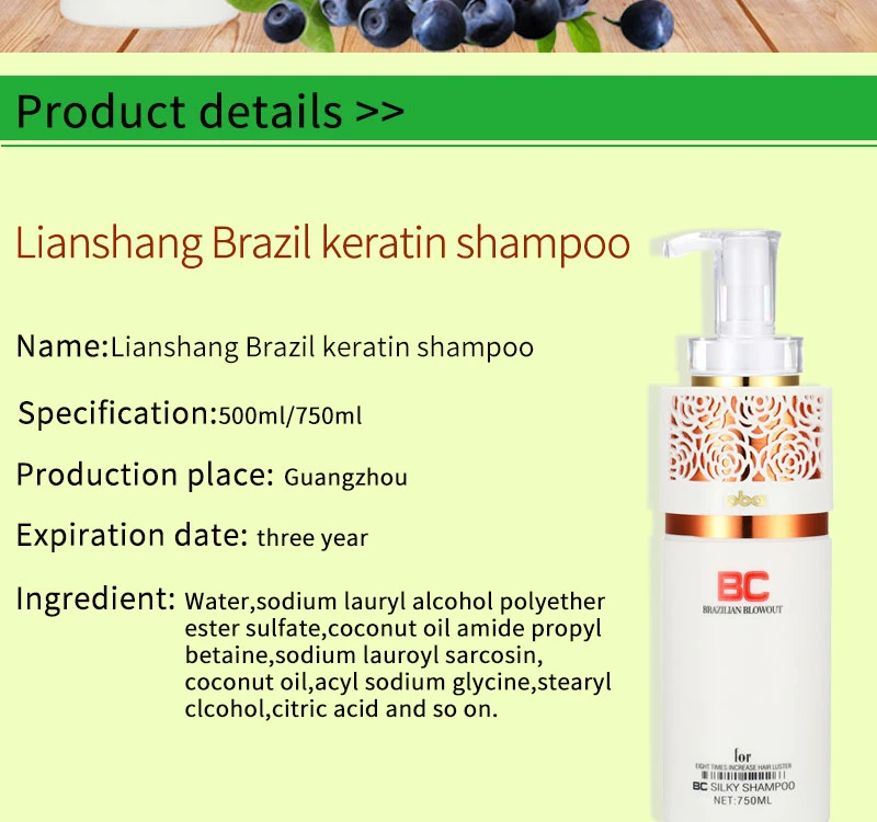 OEM/ODM Natural Anti-Hair Loss Anti-Dandruff Ginger Shampoo Wholesale 500ml
