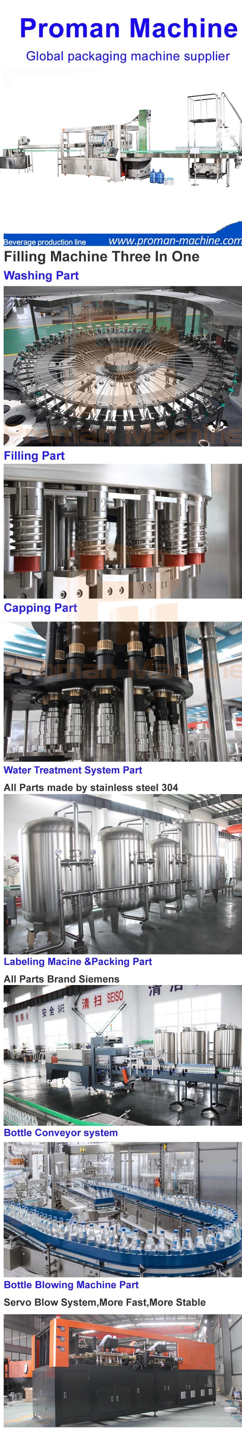 Full Automatic Complete Pet Bottle Pure/ Mineral Water Production Line/Automatic Bottled Water Filling Machine