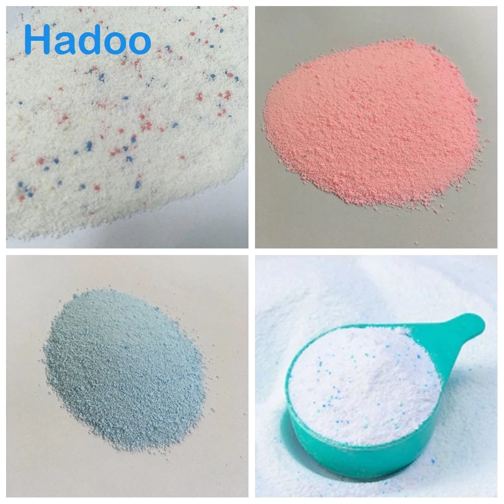 Manufacturer Custom Color Bulk Blue Pink Green Laundry Detergent Powder in 25kg Woven Bag Individual Brand