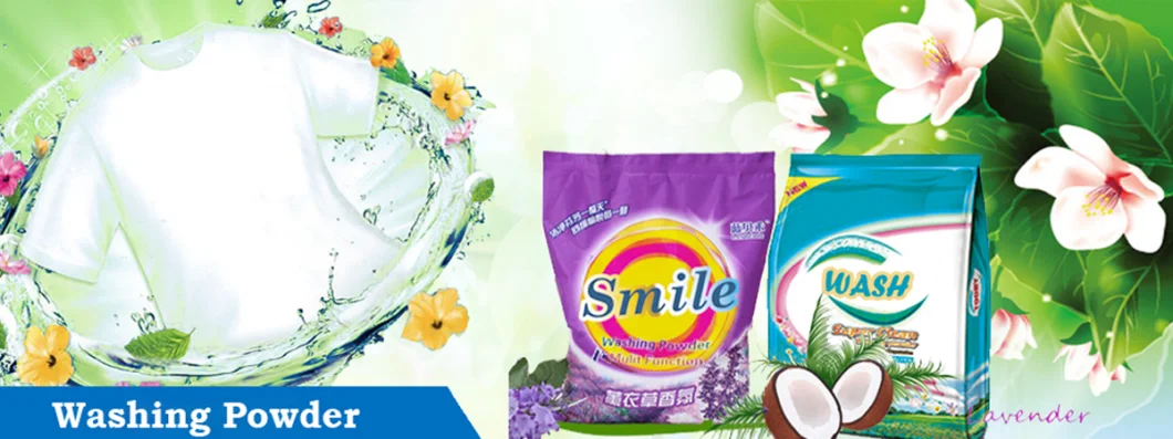 Wholesale Customized Brand Light Blue Laundry Powder Detegent 25kg Bulk Packing Good Quality with Lavender Perfume