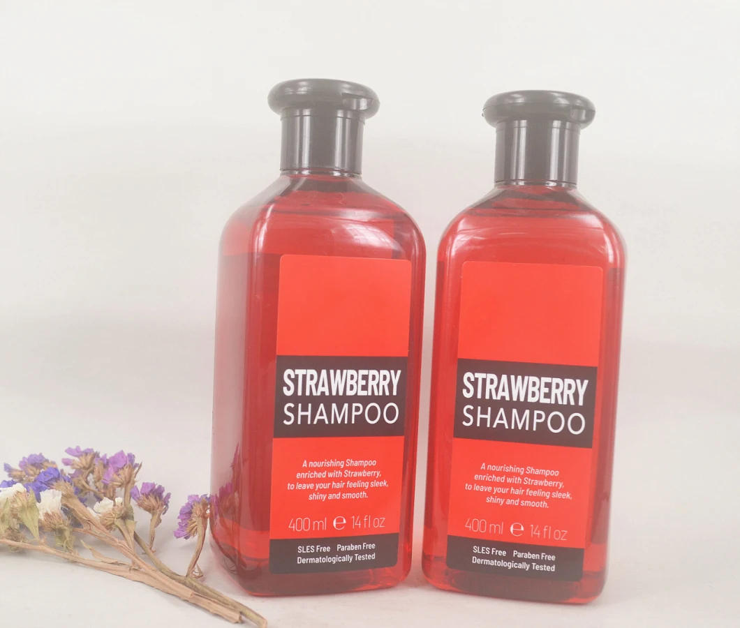 400ml Hair Shampoo Hair Care Strawberry and No Silicone Banana Argan Oil Shampoo