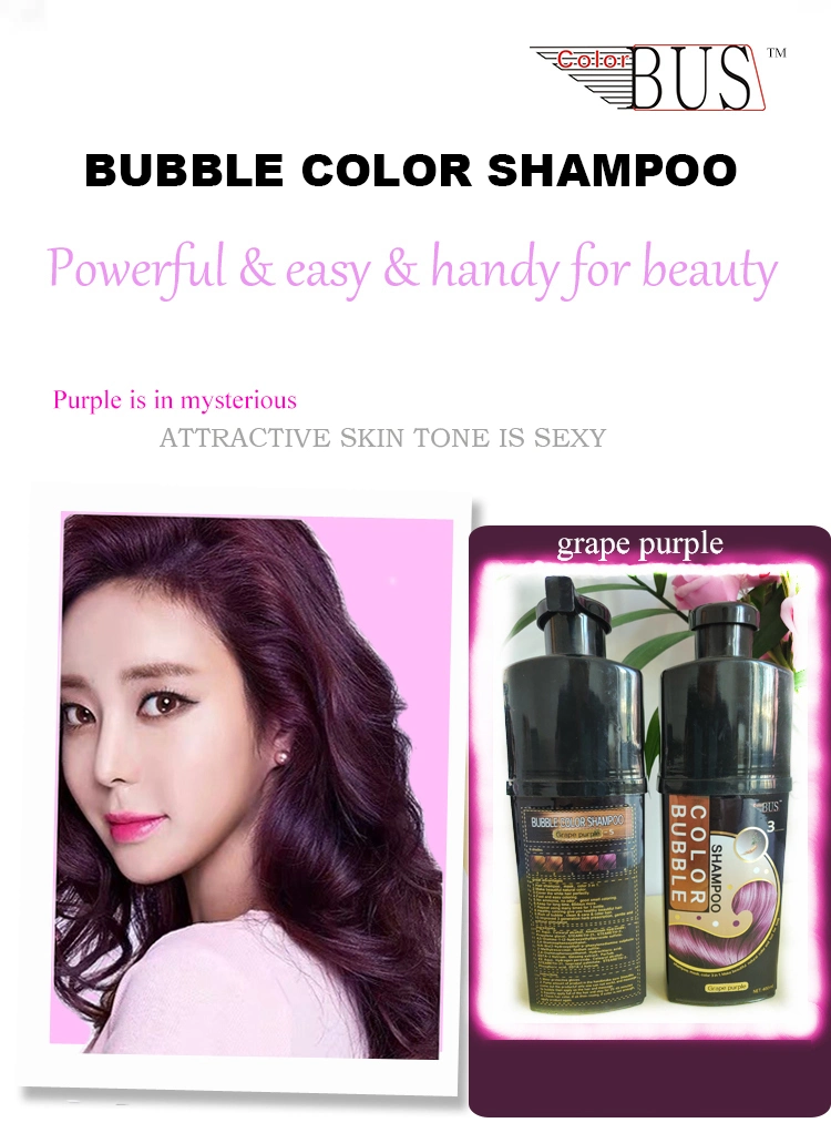 Natural Black -Bubble Color Shampoo - Agents Wanted & Private Label Available