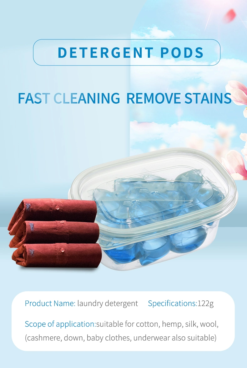 Cleaning Product High Efficiency Washing Clothing Laundry Detergent Pods
