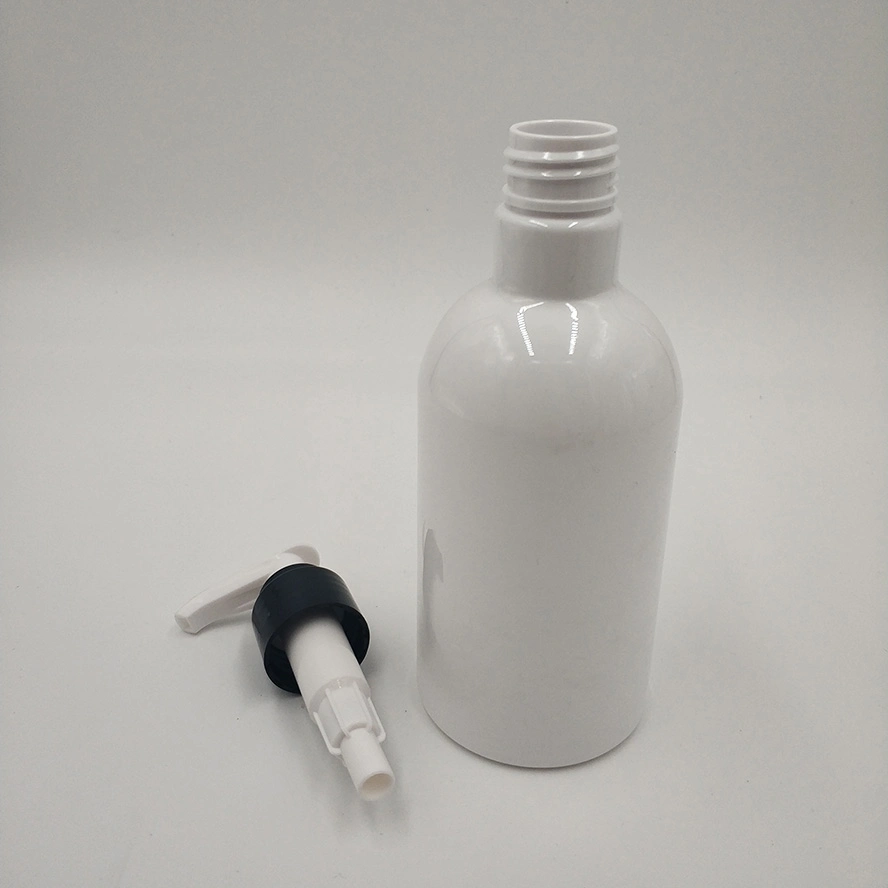 250ml Pet Sloping Shoulder Plastic Packaging Bottle Using for Shampoo and Conditioner