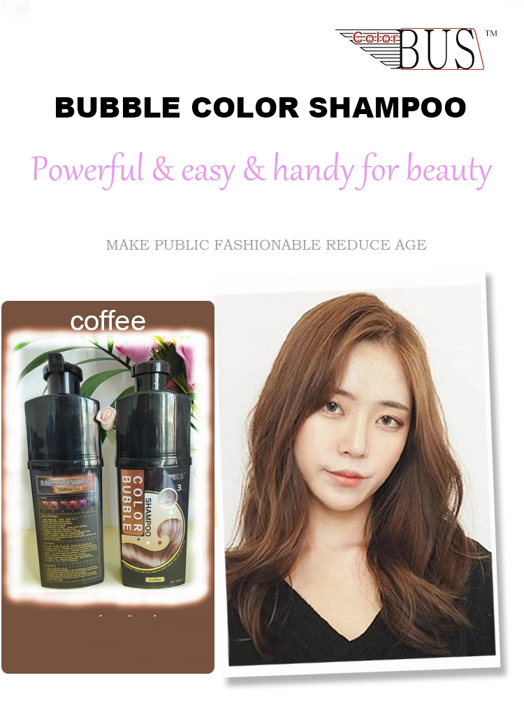 Natural Black -Bubble Color Shampoo - Agents Wanted & Private Label Available