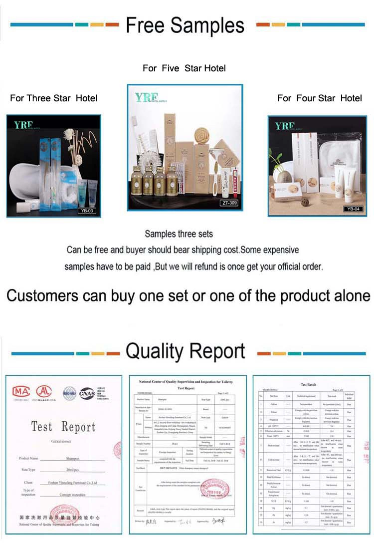 Hotel Amenity Set Wholesale Supply/Hotel Bathroom Toiletries Shampoo and Soap