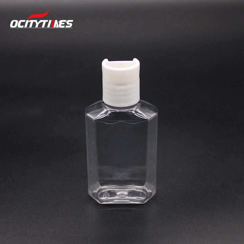 Ocitytimes 60ml Shampoo Cosmetic Alcohol Hand Sanitizer Pet Plastic Bottle