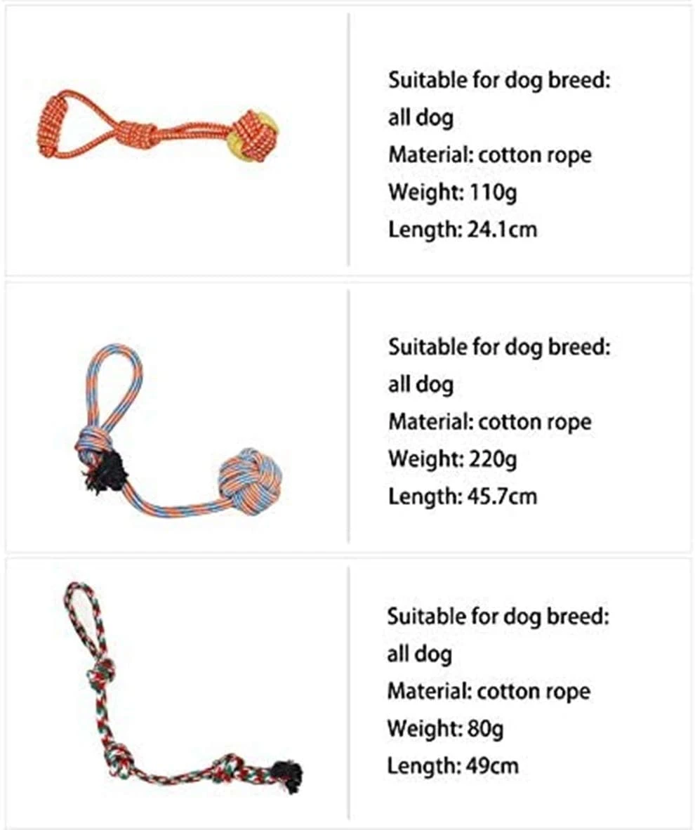 Dog Toys for Large Dogs, Dog Toy Dog Chew Toy Set for Medium Dogs