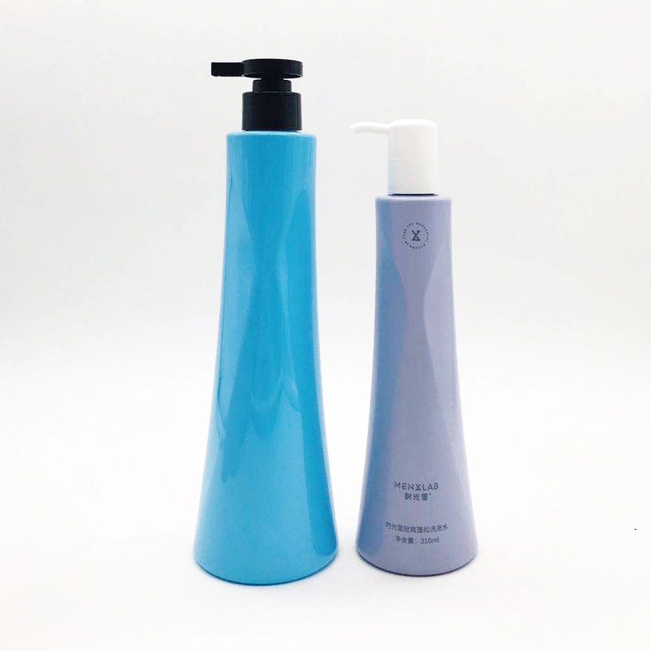 300ml 500ml Pet Plastic Cosmetic Shampoo Bottle and Shower Gel Bottle with Pump