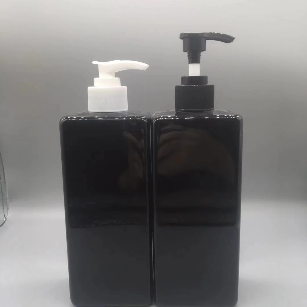 500ml Shampoo Pet Plastic Bottle Square Shampoo