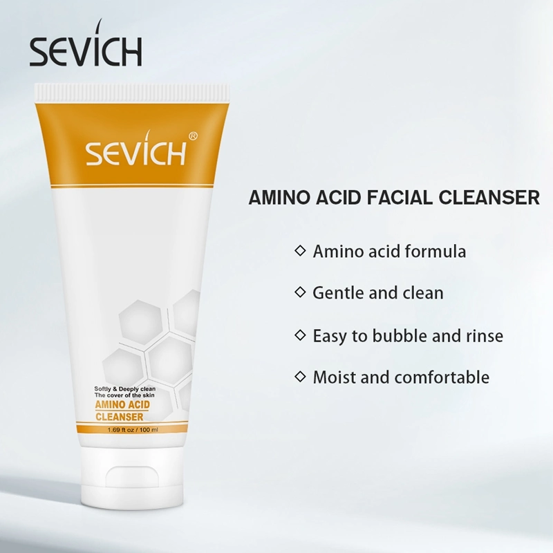 Amino Acid Facial Cleanser Moisturizing Foam Unisex Deep Cleansing Whitening Cleanser