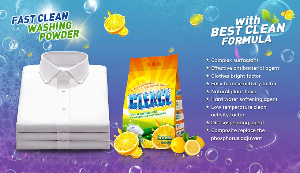 Chemical Formula Washing Laundry Detergent Powder for Deep Cleaning