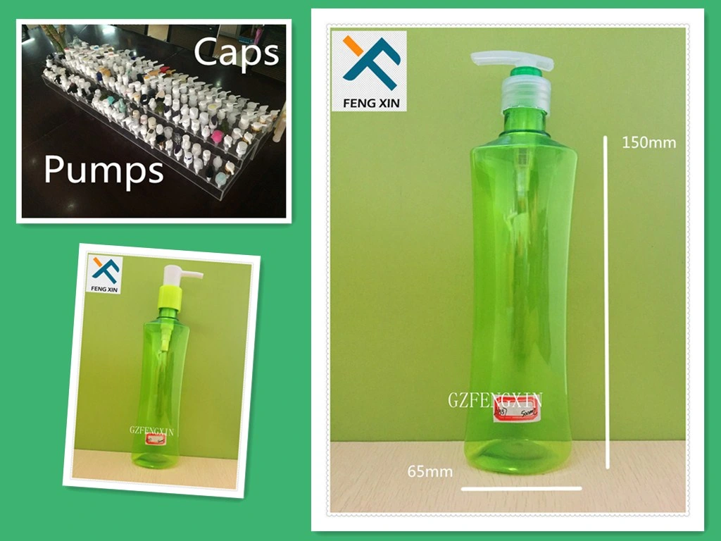 OEM ODM Purple Empty 500ml Plastic Shampoo Bottle