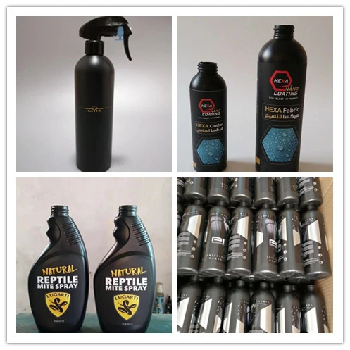 1000ml Plastic HDPE Flat Shape Chemical Detegent Cleaning Spray Bottle