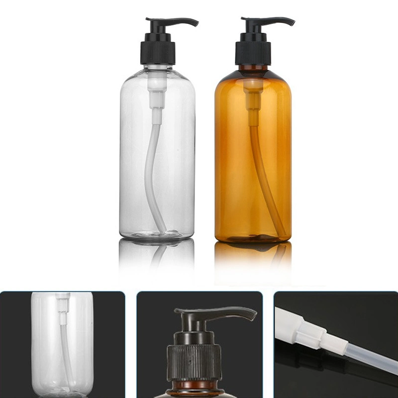 Empty 300ml Plastic Pet Shampoo Bottle with Spray Cap (Y3C300)
