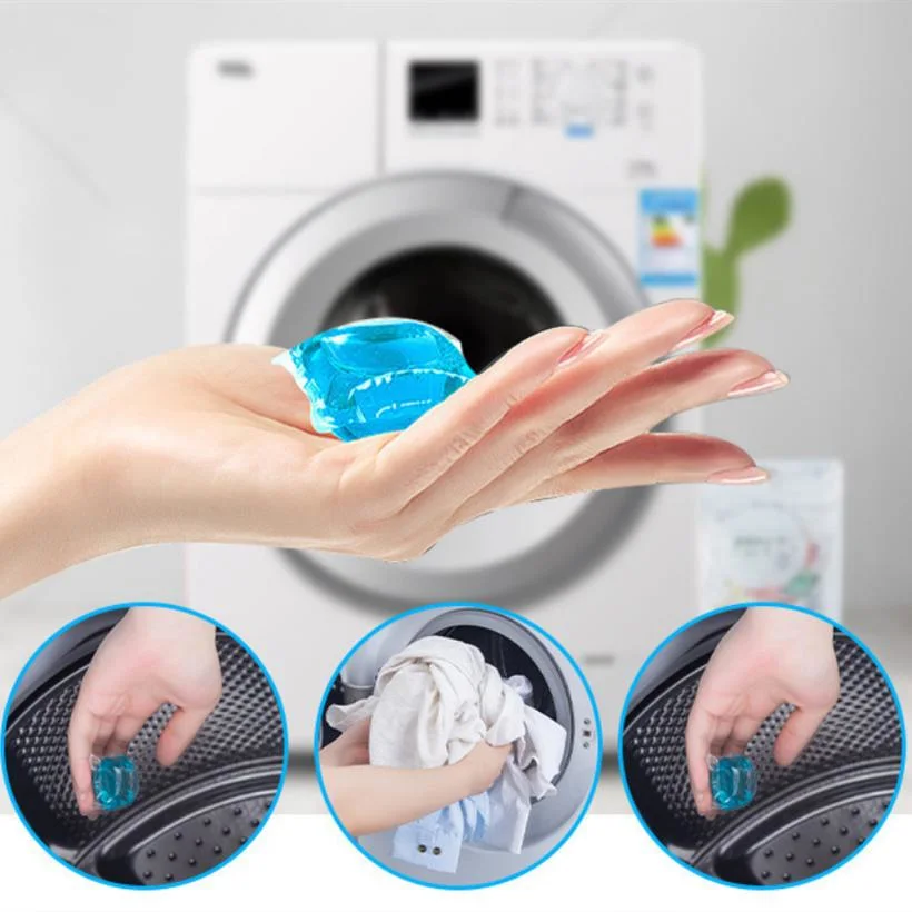 Eco Friendly Clothes Cleaner Liquid Detergent Beads Laundry Pods Capsules Detergent