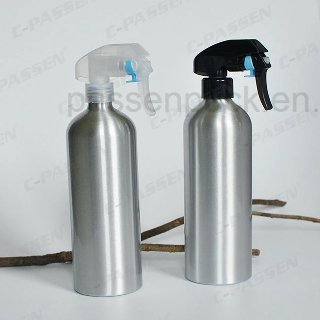 200ml Aluminum Shampoo Bottle with Powder Lotion Dispenser (PPC-ACB-004)
