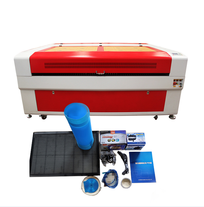 Double Heads 1612/1812 CO2 Laser Cutting Machine Fabric Plexiglass Applicable Materials Application