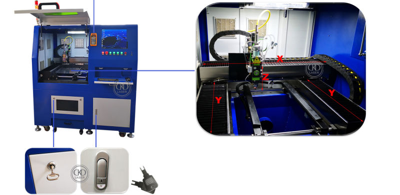 Small Metal Laser Cutting Machine for Stainless Steel Sheet Tube