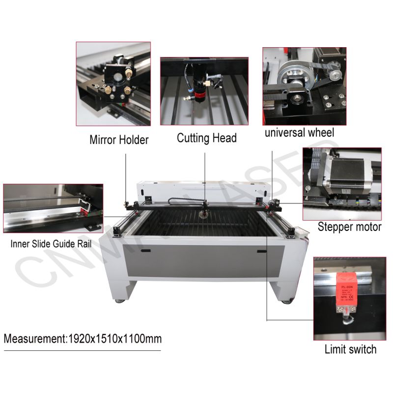 Laser Cutting and Engraving Machine for Acrylic Rubber MDF