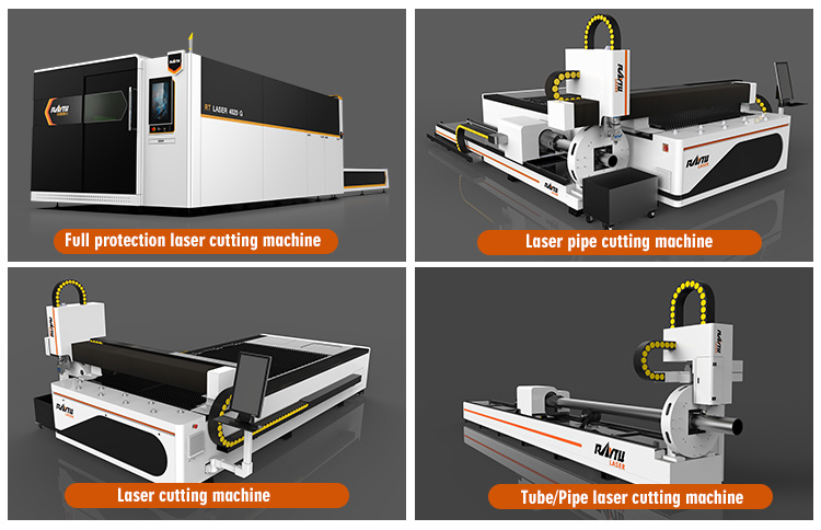 Metal Laser Cutting Machine 1kw 1.5kw 2kw 3kw 4kw 6kw CNC Metal Fiber Laser Cutting Machine for Iron and Stainless Steel