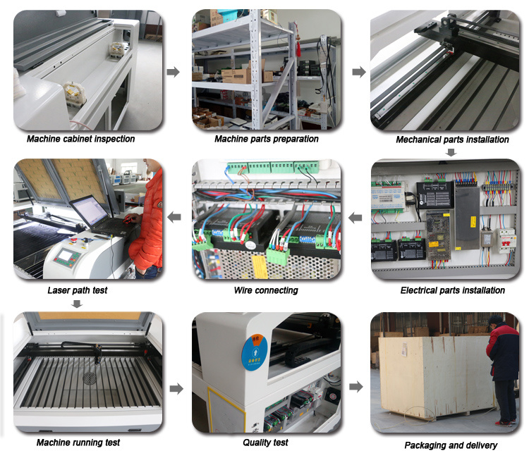 CO2 Laser Cutting/Engraving Machine, 1300X900mm Acrylic/Paper/Wood Laser Engraver