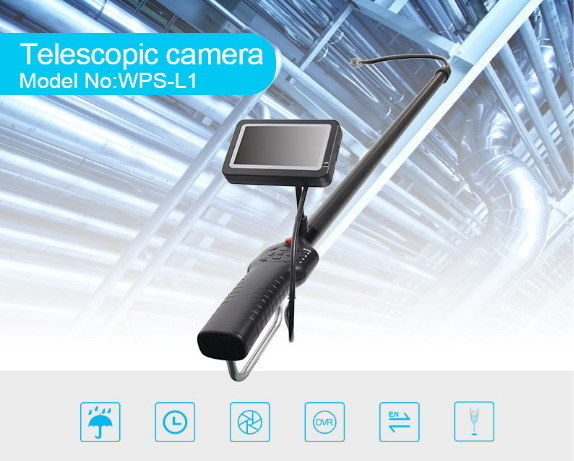 Wopson Portable 3.6m Telescopic Carbon Poles Camera