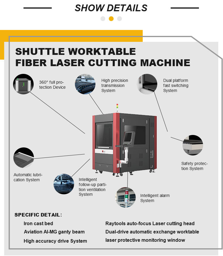 Fiber Laser Cutting Machine, Enclosed Fiber Cutting Machine