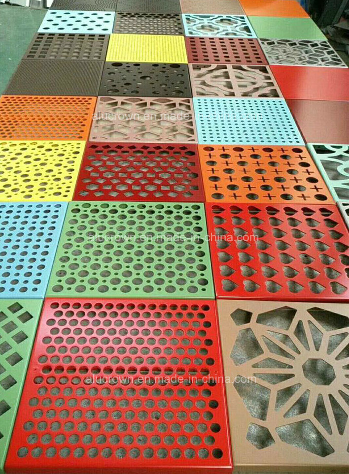 Cheap Price CNC Carved Customized Perforated Carved Aluminum Panel