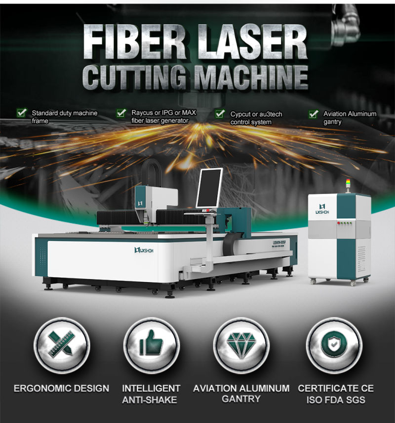Fiber Laser Source 6000W 10000W 8000W 6kw 8kw 10kw Sheet Fiber Laser Cutting Machine for Metal