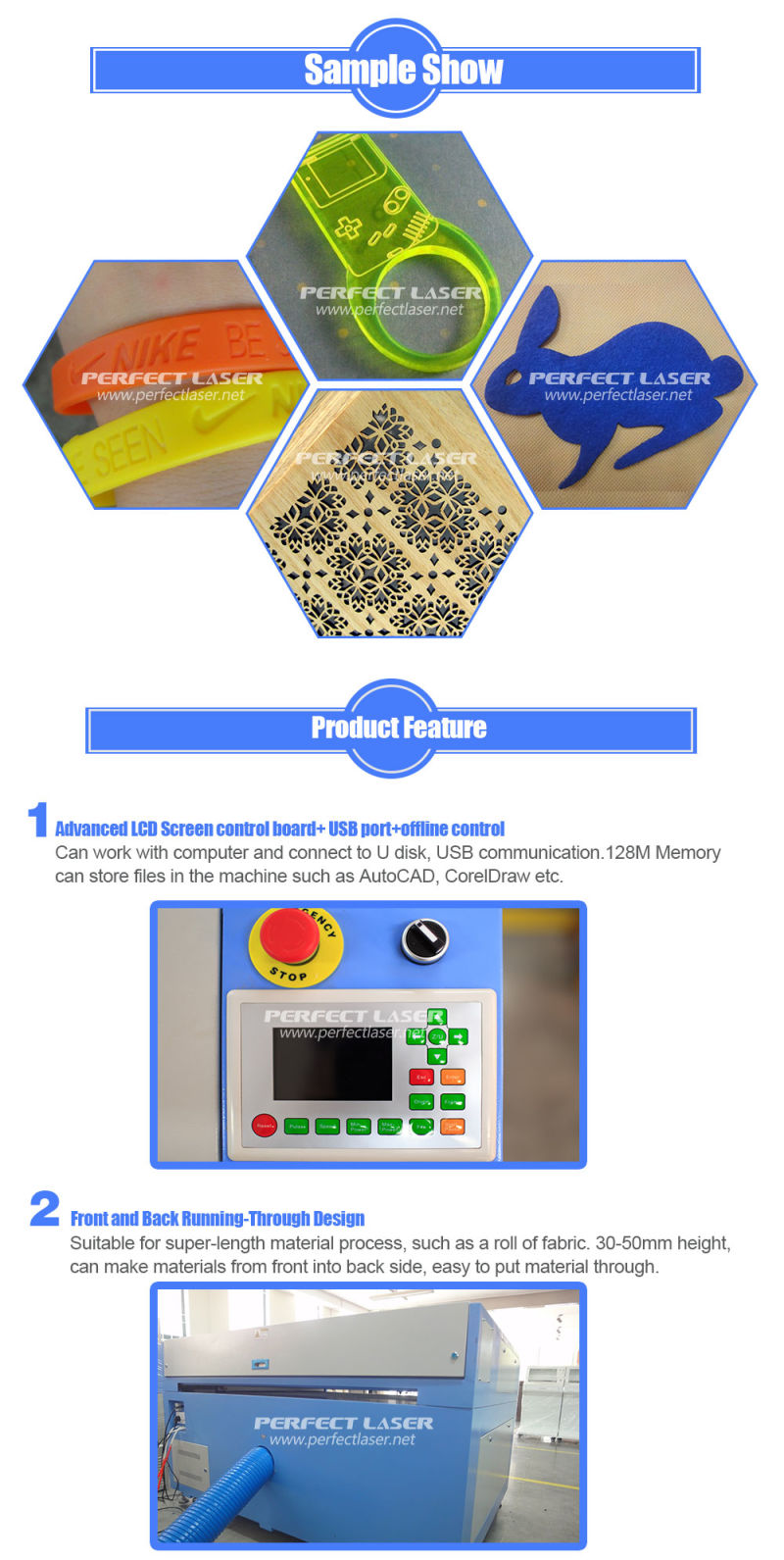 China Mini Laser Cutting Machine for Rubber / Acrylic / Seal with CE (PEDK-6040)