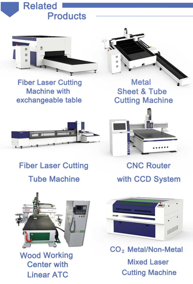 Shandong Ruijie Laser Engraving Cutting Machine CO2 Wood 100watt Price