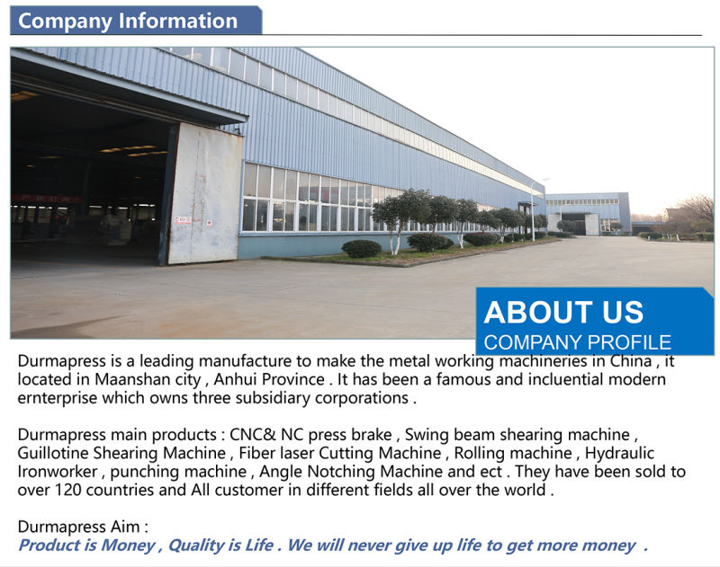 CNC Guillotine Shear / CNC Cutting Machine / CNC Hydraulic Shear Machine (QC11K-12X3200) Get Latest Price