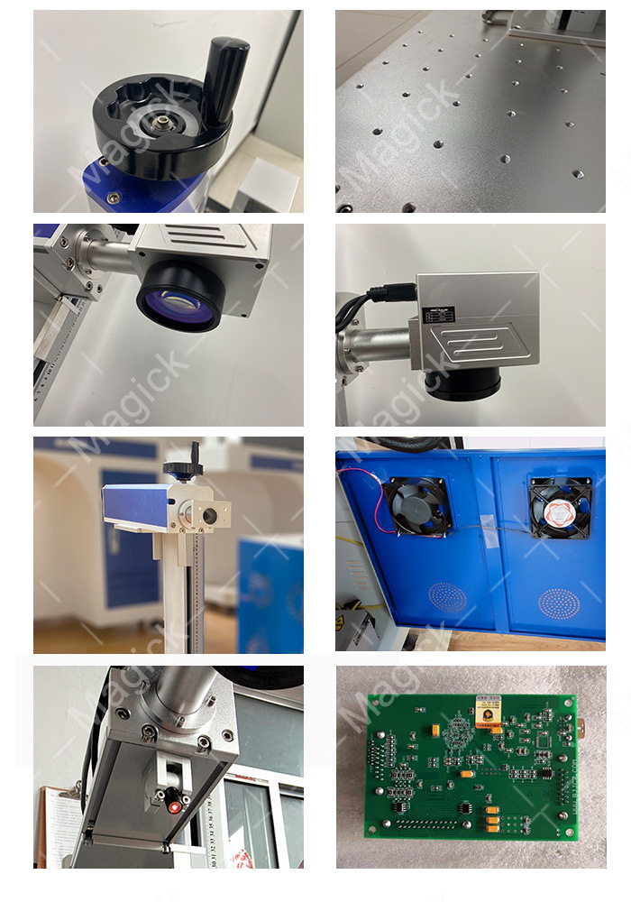 Fiber Laser Marking Machine Raycus Source Optional Portable Metal Laser Engraver Laser Cutting Machine